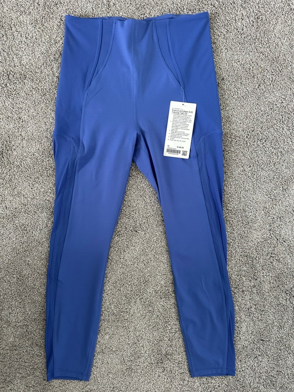 NWT| W’s Lululemon Everlux and Mesh Super-High-Rise Training Tight 25" | 10